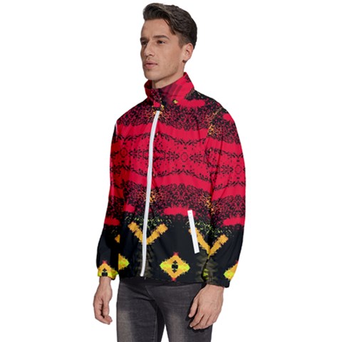 Men s High Neck Windbreaker 