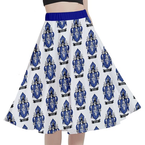 A-Line Full Circle Midi Skirt With Pocket 