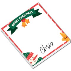 Personalized Christmas Name Any Text Small Memo Pads