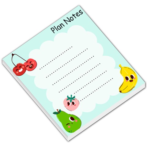 Personalized Name Any Text Fruit Small Memo Pads By Katy