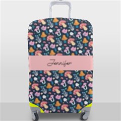 Personalized Name Any Text Mushroom luggage cover - Luggage Cover (Large)