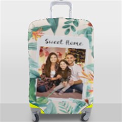 Personalized Name Any Text Tropical Travel Hoilday Photo Luggage Cover