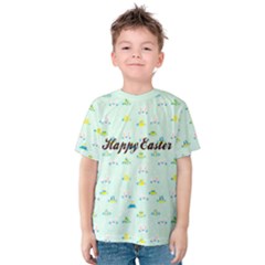 Personalized Name Any Text Easter Kids  Cotton T-shirt