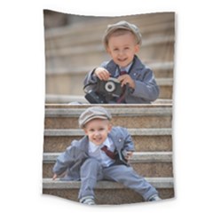 Add Your Own 2 photo Wall - Large Tapestry