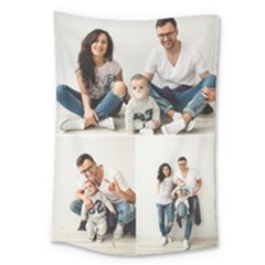 Add Your Own 3 photo Wall - Large Tapestry