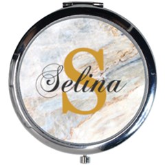 Personalized Marble - Mini Round Mirror