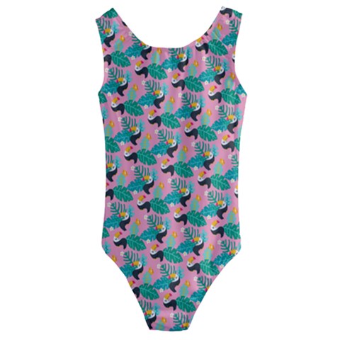 Kids  Cut-Out Back One Piece Swimsuit 