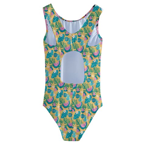 Kids  Cut-Out Back One Piece Swimsuit 