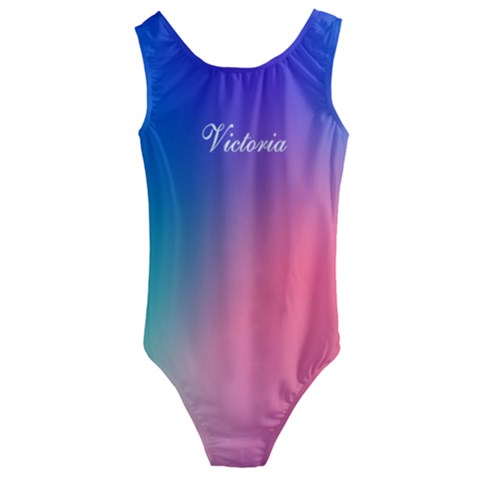 Kids  Cut-Out Back One Piece Swimsuit 