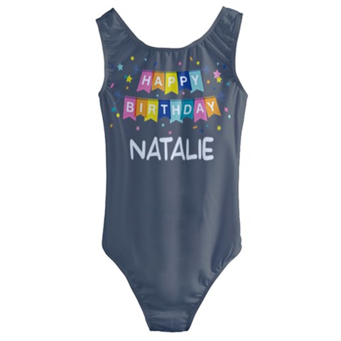 Kids  Cut-Out Back One Piece Swimsuit 