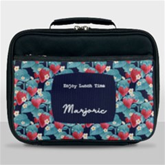 Personalized Any Text Strawberry Pattern - Lunch Bag