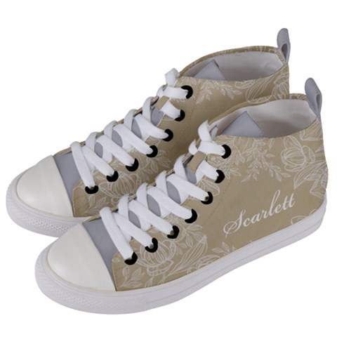 Women s Mid-Top Canvas Sneakers 