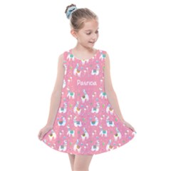 Personalized Any Text Alpaca - Kids  Summer Dress