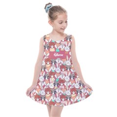 Personalized Any Text Animals - Kids  Summer Dress