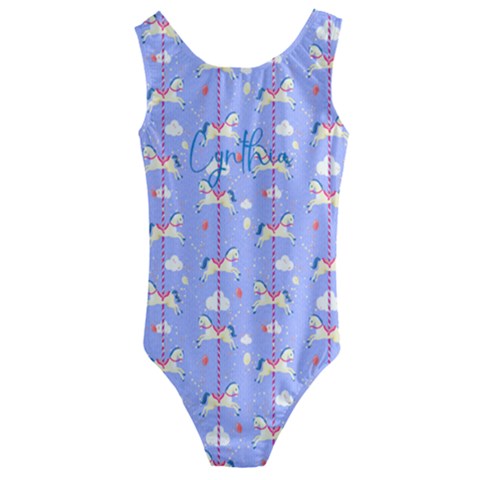 Kids  Cut-Out Back One Piece Swimsuit 