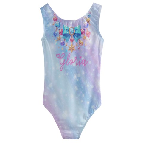 Kids  Cut-Out Back One Piece Swimsuit 