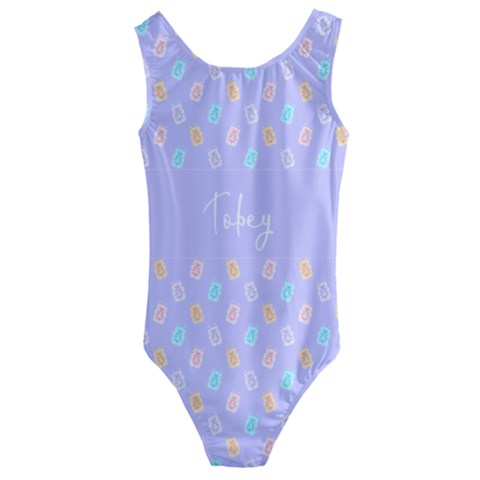 Kids  Cut-Out Back One Piece Swimsuit 