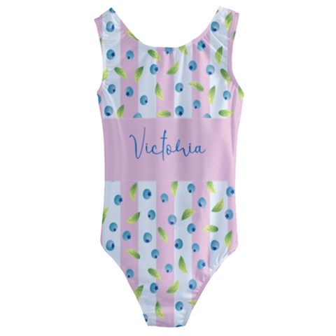 Kids  Cut-Out Back One Piece Swimsuit 