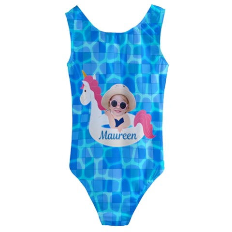 Kids  Cut-Out Back One Piece Swimsuit 