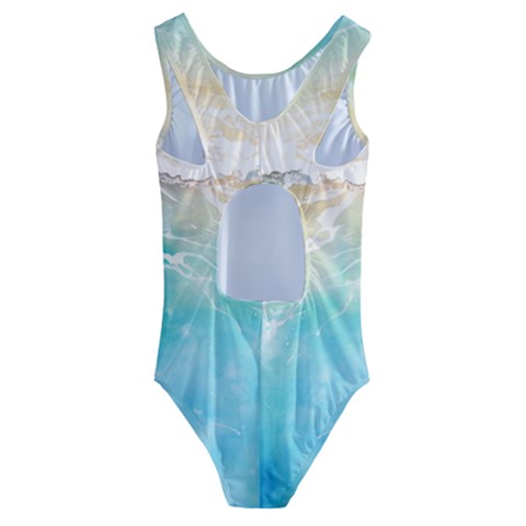 Kids  Cut-Out Back One Piece Swimsuit 