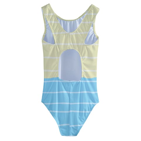 Kids  Cut-Out Back One Piece Swimsuit 