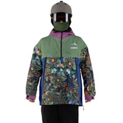 Custom Mix Color Logo Any Text Name - Men s Ski and Snowboard Waterproof Breathable Jacket