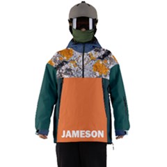 Custom Mix Color Any Text Name - Men s Ski and Snowboard Waterproof Breathable Jacket