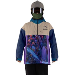 Custom Mix Color Logo Any Text Name - Men s Ski and Snowboard Waterproof Breathable Jacket