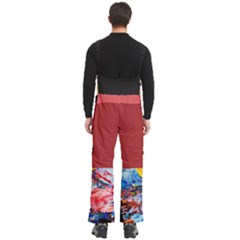 Men s Side Zip Front Pouch Ski And Snowboard Bib Pants	 