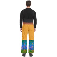 Men s Side Zip Front Pouch Ski And Snowboard Bib Pants	 