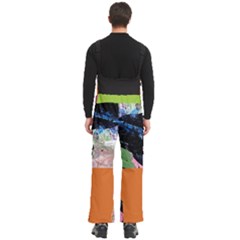 Men s Side Zip Front Pouch Ski And Snowboard Bib Pants	 