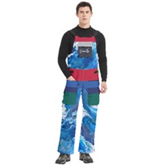 Men s Side Zip Front Pouch Ski And Snowboard Bib Pants	 