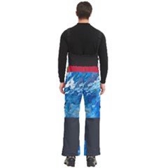 Men s Side Zip Front Pouch Ski And Snowboard Bib Pants	 