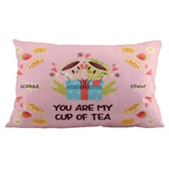 Custom You Are My Cup of Tea Couple Name (3 styles) - 16 x24  Lumbar Throw Cushion Case (Two Sides)