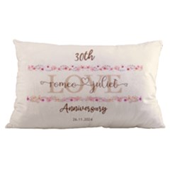 Custom Anniversary Couple Wedding Name (3 styles) - 16 x24  Lumbar Throw Cushion Case (Two Sides)