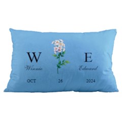 Custom Wedding Date Anniversary Couple Name - 16 x24  Lumbar Throw Cushion Case (Two Sides)