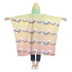 Kids  Hooded Rain Ponchos 