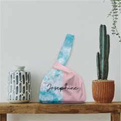 Personalized Any Text Tie-dye Style - Japanese Wrist Knot Bag