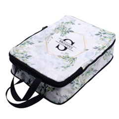 Custom Initial Floral Name Any Text - Full Print Foldable Shoe Storage Bag