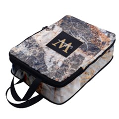 Custom Marble Initial Name Any Text - Full Print Foldable Shoe Storage Bag