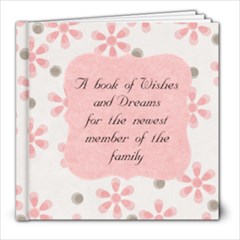 Girl-Baby Message Book - 8x8 Photo Book (20 pages)