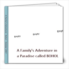 A Paradise called Bohol - 8x8 Photo Book (39 pages)