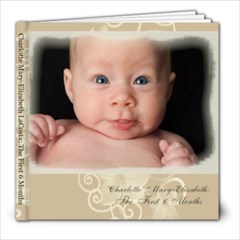 Charlotte s First 6 Months - 8x8 Photo Book (39 pages)