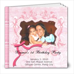 Xanmer s 1st Birthday Party - 8x8 Photo Book (20 pages)