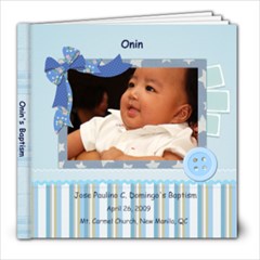 onin s baptism - 8x8 Photo Book (20 pages)