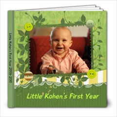 Kohen 1st Year - 8x8 Photo Book (30 pages)