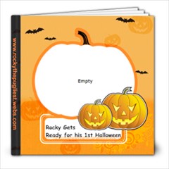 Rocky s Halloween Book 20 Pages - 8x8 Photo Book (20 pages)