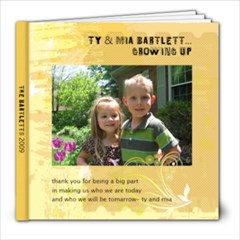 Ty and Mia 2009 Bartlett - 8x8 Photo Book (20 pages)