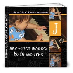 jack words 12-18 mo - 8x8 Photo Book (30 pages)