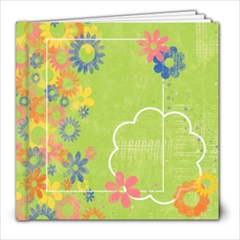 8x8 Floral album - 8x8 Photo Book (20 pages)